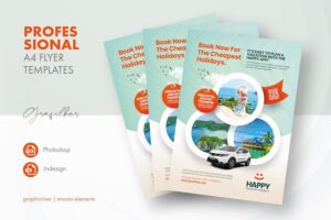 Banner image of Premium Travel Tours Flyer Templates  Free Download