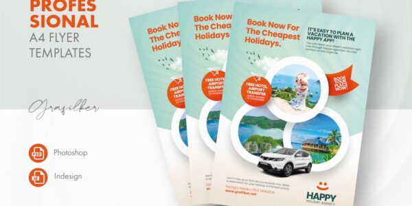 Banner image of Premium Travel Tours Flyer Templates  Free Download