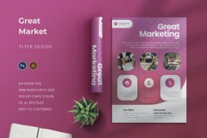 Banner image of Premium Great Market Flyer  Free Download