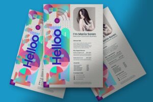 Banner image of Premium Resumecv Modern Design Template  Free Download