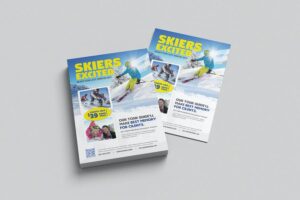 Banner image of Premium Ski Winter Tour Flyer  Free Download