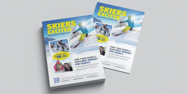 Banner image of Premium Ski Winter Tour Flyer  Free Download
