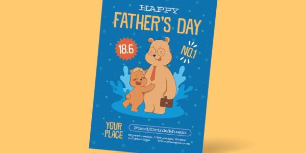 Banner image of Premium Father's Day Flyer  Free Download