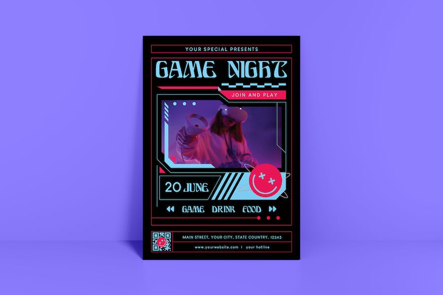 Banner image of Premium Game Night Flyer  Free Download
