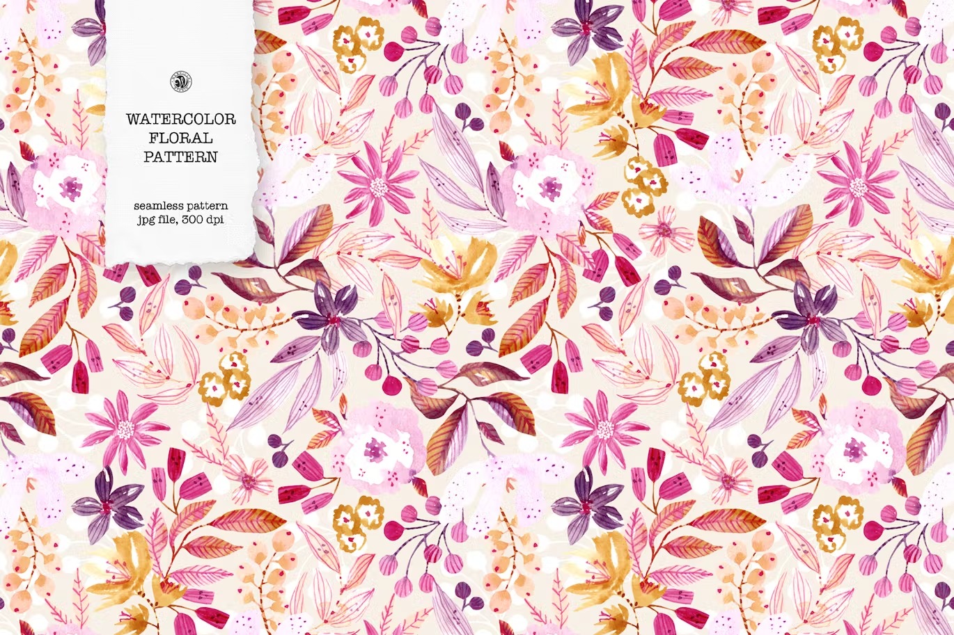 Premium Happy Pink Floral Pattern Free Download