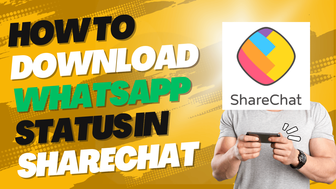 An Image of Downloading WhatsApp Status in ShareChat
