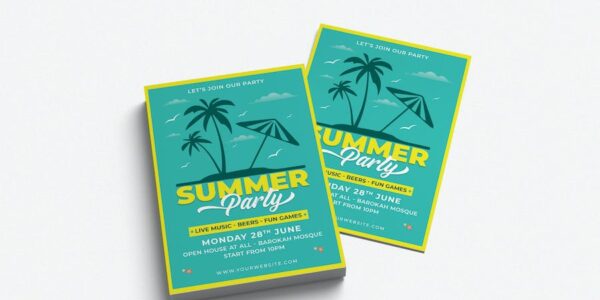 Banner image of Premium Summer Flyer Template  Free Download