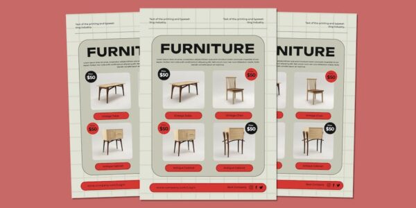 Banner image of Premium Furniture Collection Flyers  Free Download