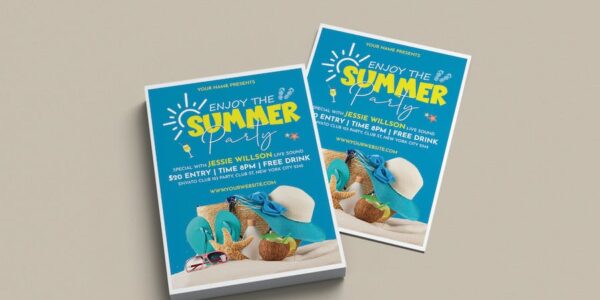 Banner image of Premium Summer Flyer Template  Free Download