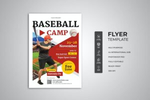 Banner image of Premium Baseball Flyer  Free Download