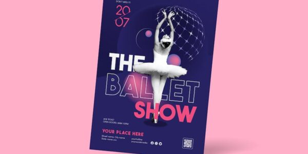 Banner image of Premium Ballet Class Flyer  Free Download