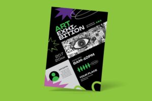 Banner image of Premium Art Exhibition Flyer  Free Download