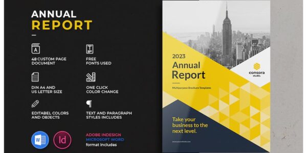 Banner image of Premium Annual Report  Free Download