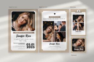 Banner image of Premium CD Graduation Announcement Post Card  Free Download