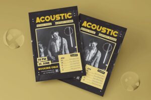 Banner image of Premium Acoustic Music Tour Flyer  Free Download