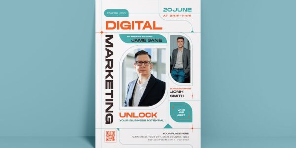 Banner image of Premium Digital Marketing Flyer  Free Download