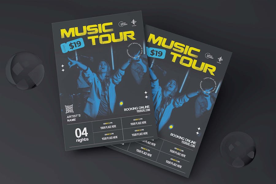 Banner image of Premium Music Tour Flyer  Free Download