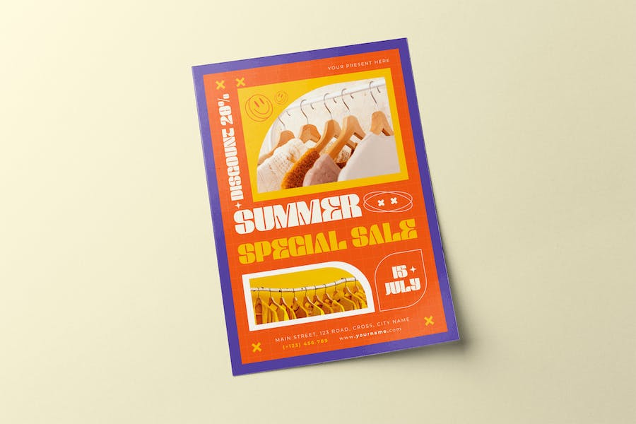 Banner image of Premium Summer Sale Flyer  Free Download