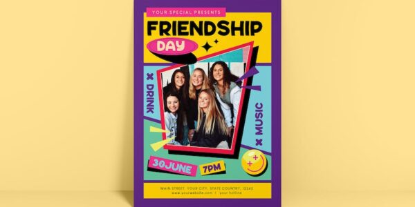 Banner image of Premium Friendship Day Flyer  Free Download