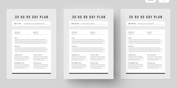 Banner image of Premium 30-60-90 Day Plan  Free Download