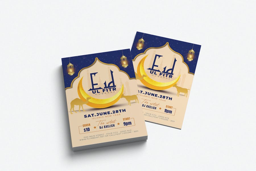 Banner image of Premium Eid Mubarak Flyer  Free Download