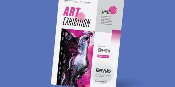 Banner image of Premium  Art Exhibition Flyer   Free Download