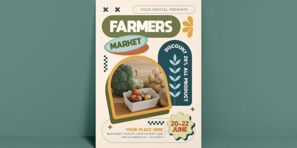 Banner image of Premium Farmers Market Flyer  Free Download