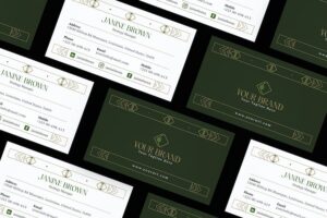 Banner image of Premium Minimal Business Card Visit  Free Download