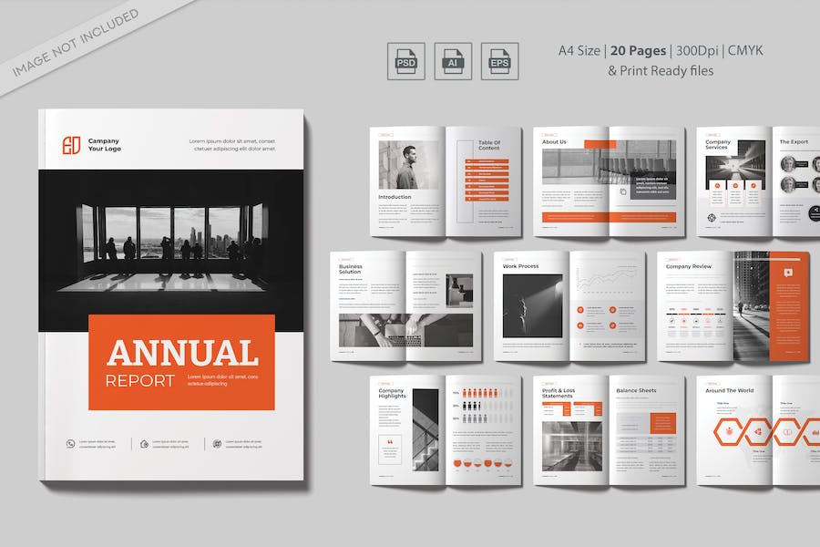Banner image of Premium Annual Report  Free Download