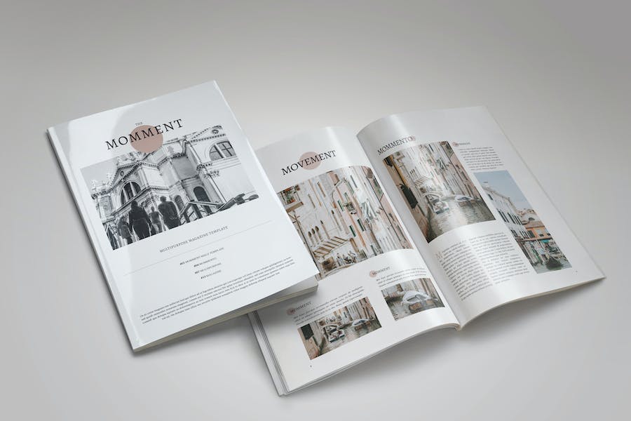 Banner image of Premium Momment Indesign Magazine Lookbook Template  Free Download