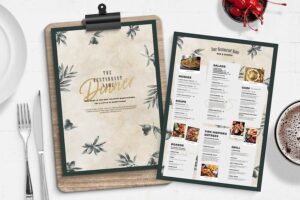 Banner image of Premium Rustic Menu Template  Free Download