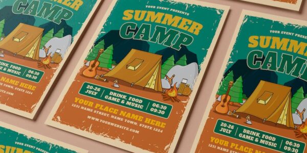 Banner image of Premium Summer Camp Flyer  Free Download