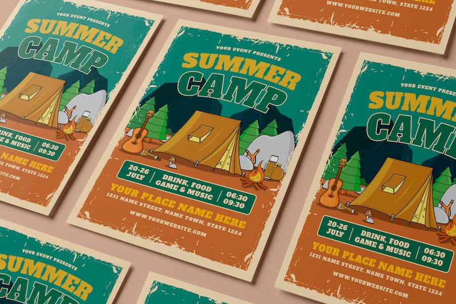 Banner image of Premium Summer Camp Flyer  Free Download