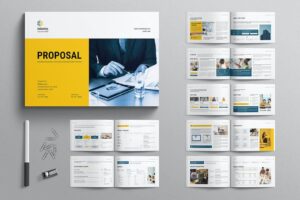 Banner image of Premium Business Proposal Landscape Template  Free Download