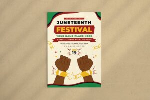 Banner image of Premium Juneteenth Day Flyer  Free Download