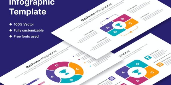Banner image of Premium Success Step Infographics  Free Download