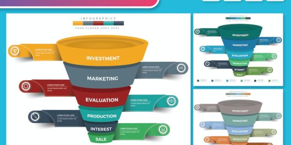 Banner image of Premium Funnel Infographics  Free Download