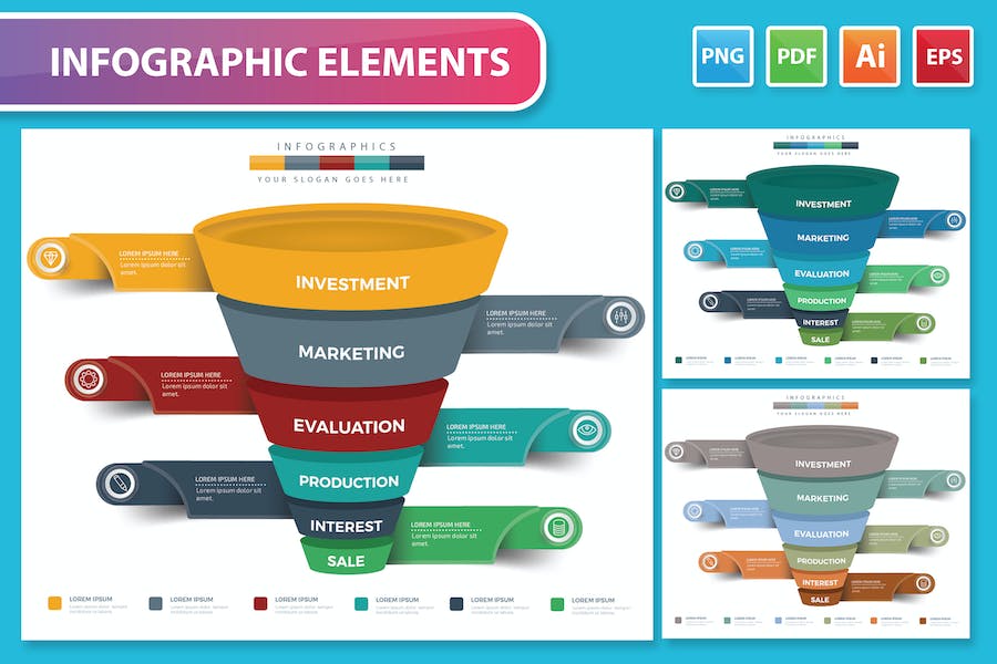 Banner image of Premium Funnel Infographics  Free Download