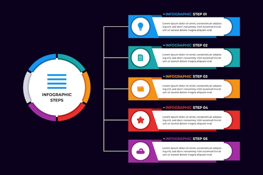 Banner image of Premium Business Company List Infographics Presentation  Free Download