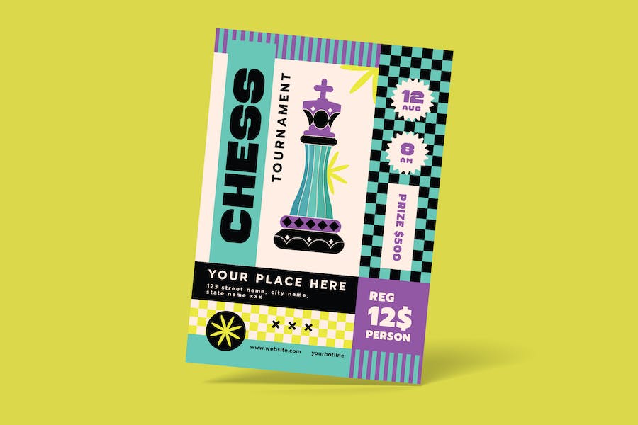 Banner image of Premium Chess Tournament Flyer  Free Download