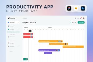 Banner image of Premium Task Management Status Calendar UI Kit  Free Download