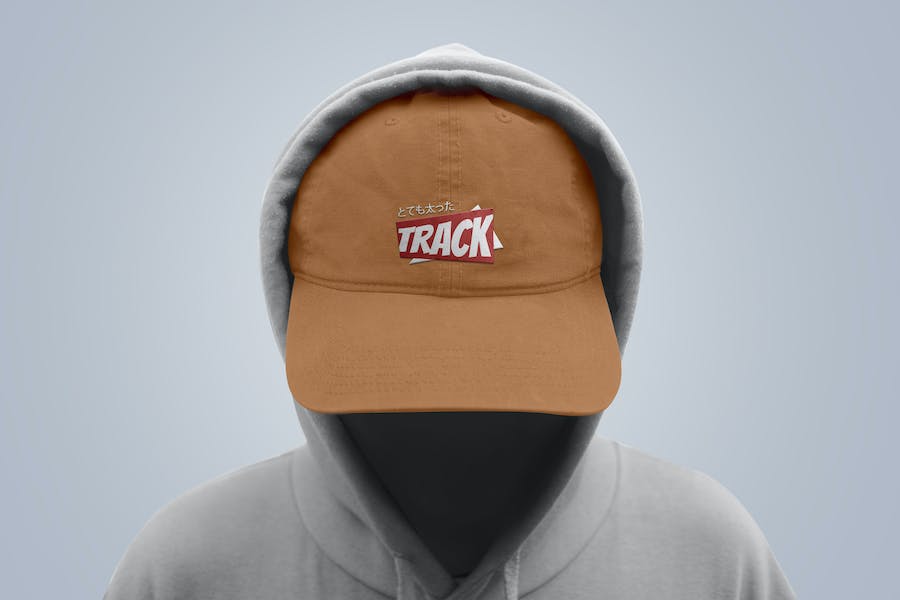 Banner image of Premium Mens Hat Cap Mockup with Track Logo  Free Download
