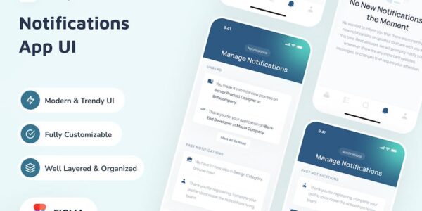 Banner image of Premium Jorry Notifications App UI  Free Download