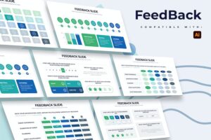 Banner image of Premium Business Feedback Slides Illustrator Infographics  Free Download