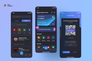 Banner image of Premium Fei Darkmode App UI Concept  Free Download