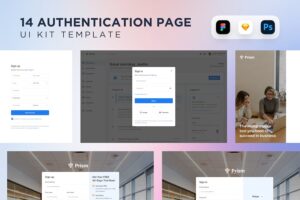 Banner image of Premium 14 Login and Sign Up Pages Component Collection  Free Download