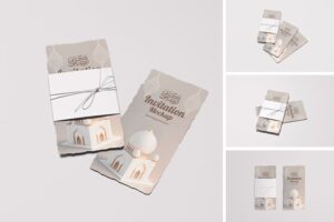 Banner image of Premium Invitation Card Mockup  Free Download