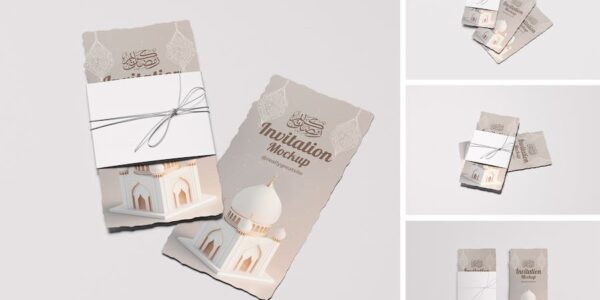 Banner image of Premium Invitation Card Mockup  Free Download