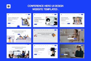 Banner image of Premium Conference UI Design - Figma  Free Download