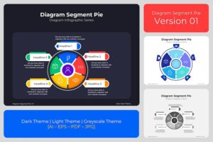 Banner image of Premium Diagram Segment Pie v1  Free Download